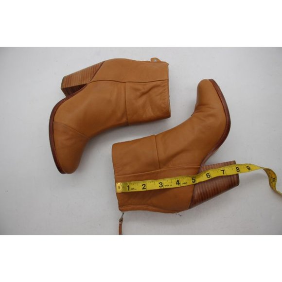 Rag & Bone New York Leather Boots Heals Brown Women's Size US 5 EU 35 - Picture 4 of 11